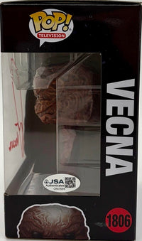 Jamie Campbell Bower signed "Vecna" Funko #1806 (Stranger things) - JSA COA