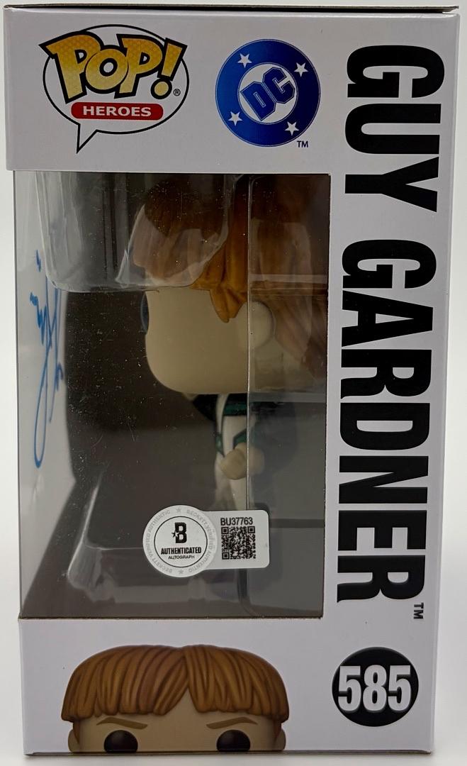 Nathan Fillion signed "Guy Gardner" Funko #585 (Superman) - Beckett COA