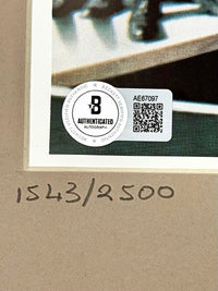 Alan Shepard signed 11x14 limited edition print (1543/2500) receiving Distinguished Flying Medal - Beckett COA