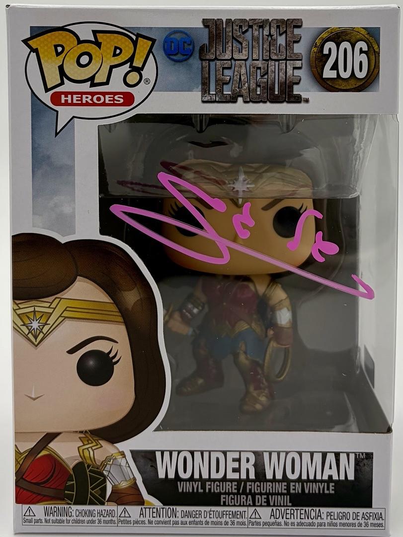 Gal Gadot Signed Funko Pop #206 Wonder Woman - Celebrity Authentics COA