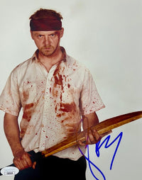 Simon Pegg signed 8x10 (Shaun of the Dead) - JSA COA
