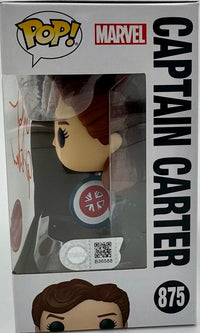 Hayley Atwell Signed Funko Pop #875 Captain Carter (WHAT IF...?)  - SWAU COA