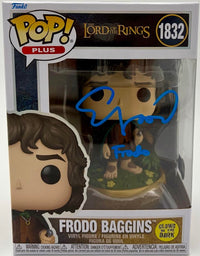 Elijah Wood signed "Frodo" Funko #1832 w/character name (Lord of the Rings) - Beckett COA