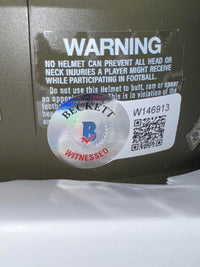 Josh Allen (Bills) signed Salute to Service mini-helmet - Beckett COA