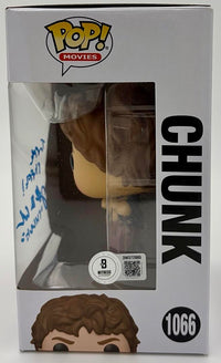 Jeff Cohen signed "Chunk" Funko #1066 (The Goonies) - Beckett COA