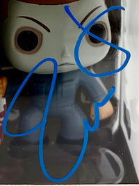 Jamie Lee Curtis Signed Funko Pop #03 Michael Myers Halloween (Blue Ink) - Beckett COA
