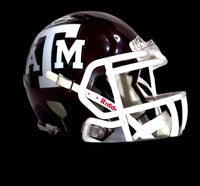 Johnny Manzeil (Texas A&M) signed mini-helmet - Schwartz COA