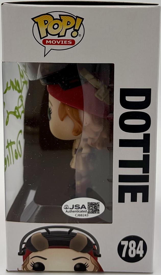 Geena Davis Signed Funko Pop #784 "Dottie" (A League Of Their Own) w/character name - JSA COA