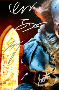 IT cast signed 11x14 photo signed by 8 - Celebrity Authentics