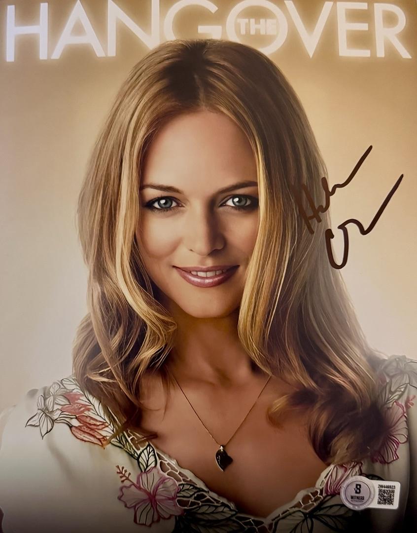 Heather Graham Signed 8x10 Photo (The Hangover) - Beckett COA