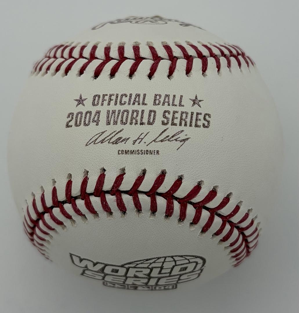 Terry Francona Autographed 2004 World Series Rawlings Official Baseball - JSA COA