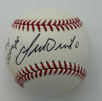Lenny DiNardo signed 04 World Series ROMLB baseball (Red Sox) - JSA COA