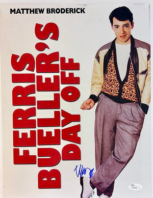 Matthew Broderick signed 11x14 (Ferris Bueller's Day Off) - JSA COA