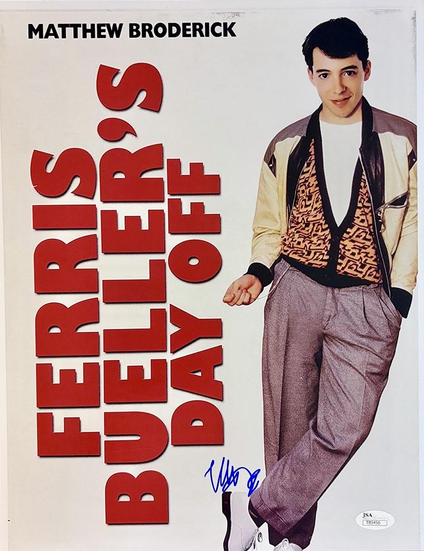 Matthew Broderick signed 11x14 (Ferris Bueller's Day Off) - JSA COA