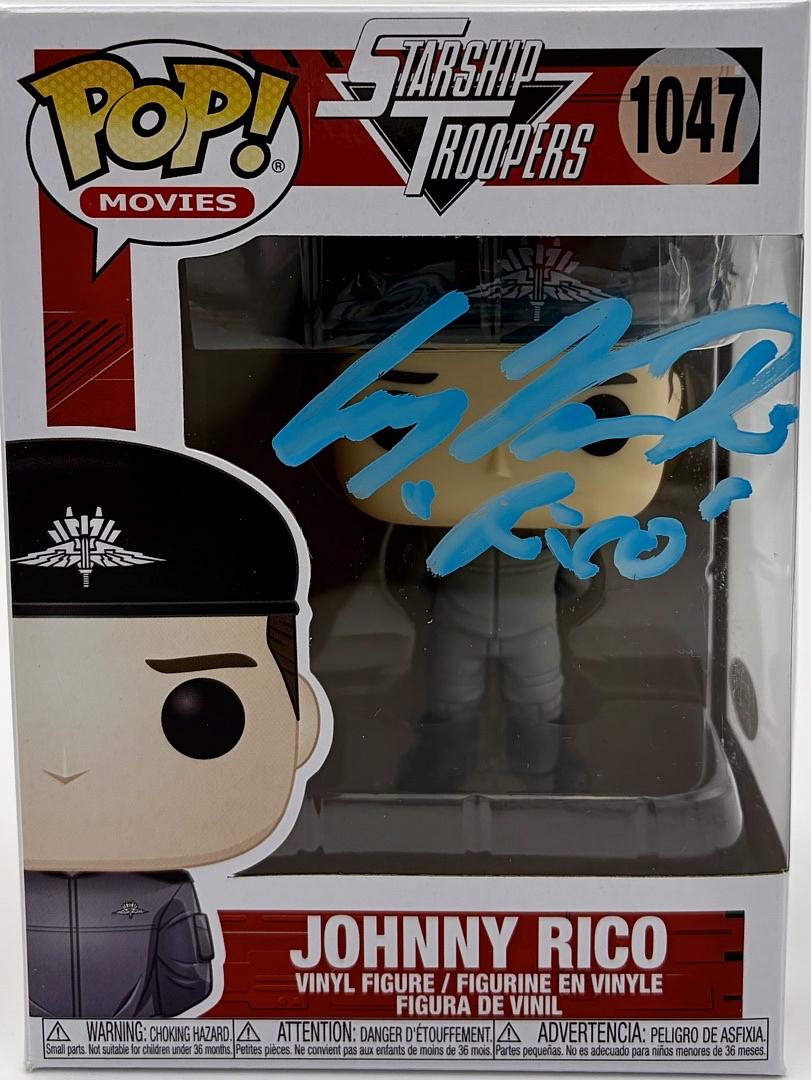 Casper VanDien signed "Johnny Rico" Funko #1047 (Starship Troopers) - JSA COA