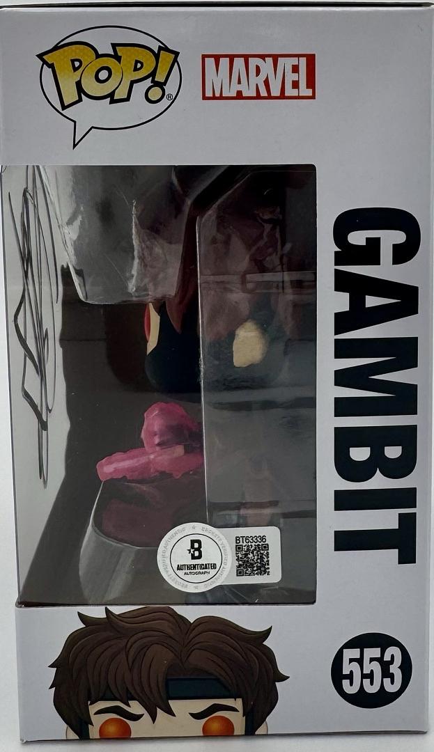 Taylor Kitsch signed "Gambit" Funko #553 (X-Men) - Beckett COA