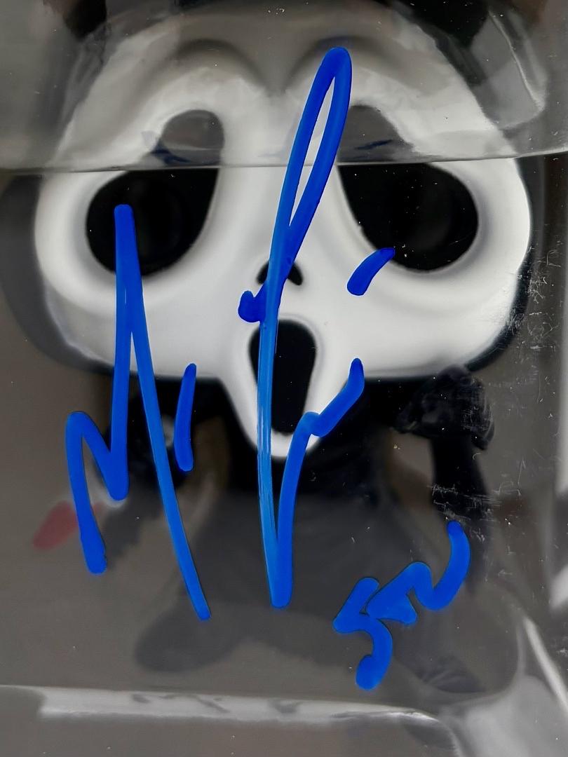 Matthew Lillard Signed Funko Pop #1607 "Ghost Face" (Scream) w/character name - Zobie COA