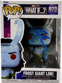 Matt Damon Signed Funko Pop #972 "Frost Giant Loki" (Marvel Studios: What IF….?) - Beckett COA