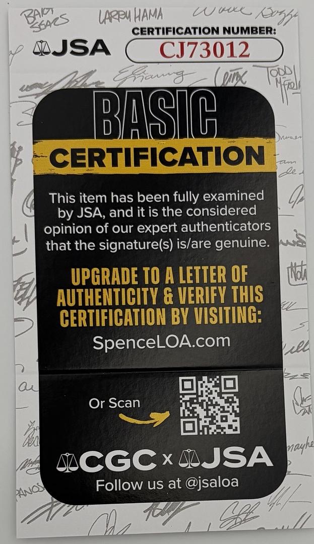 Ron Howard & Bryce Dallas Howard signed 8x10 JSA COA *RARE*