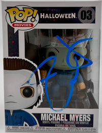 Jamie Lee Curtis Signed Funko Pop #03 Michael Myers Halloween (Blue Ink) - Beckett COA