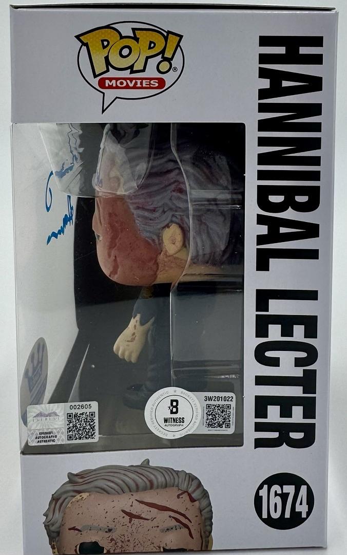 Anthony Hopkins Signed Funko Pop #1674 Hannibal Lecter (Silence Of The Lambs) - Beckett and Everest COA's