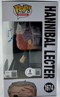 Anthony Hopkins Signed Funko Pop #1674 Hannibal Lecter (Silence Of The Lambs) - Beckett and Everest COA's