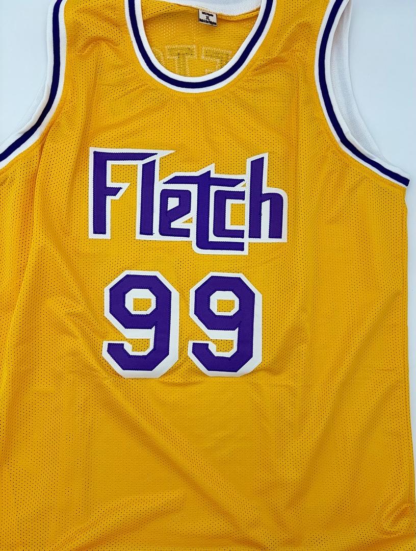 Chevy Chase (Fletch) signed Lakers Jersey - JSA COA