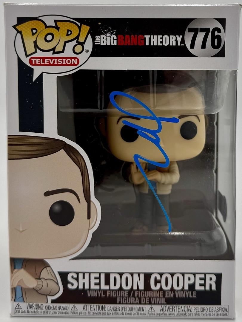 Jim Parsons Signed Funko Pop (Big Bang Theory)  - Beckett COA