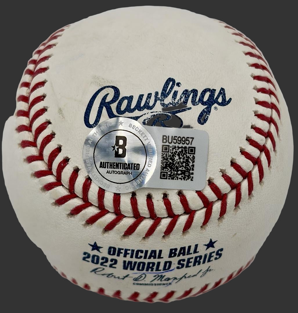 Jeff Goldblum signed ROMLB Baseball - Beckett COA