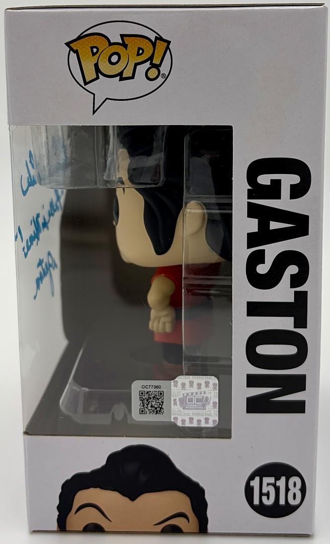 Richard White signed "Gaston" Funko #1518 (Disney Villains) - OC Celebrity Marketing COA