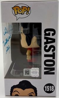Richard White signed "Gaston" Funko #1518 (Disney Villains) - OC Celebrity Marketing COA