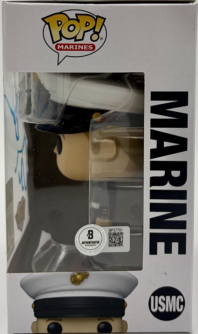 Alec Baldwin signed U.S. Marines Funko (USMC) w/ Lt. Ryan inscription - Beckett COA *RARE*