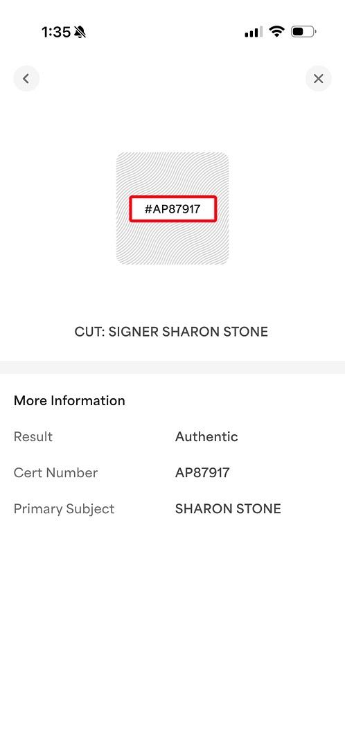 Sharon Stone signed "Ginger McKenna" Funko #1860 (Casino) - PSA COA