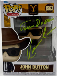 Kevin Costner Signed Funko Pop #1563 "Yellowstone" w/character name - SWAU COA