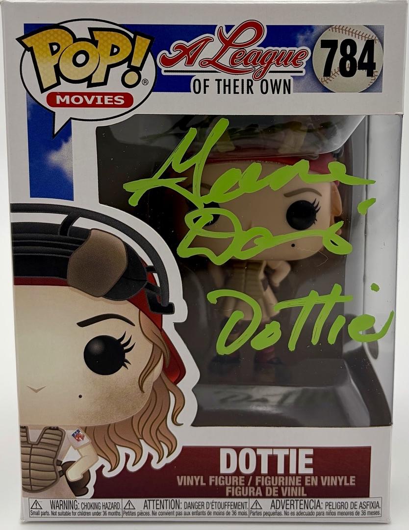 Geena Davis Signed Funko Pop #784 "Dottie" (A League Of Their Own) w/character name - JSA COA