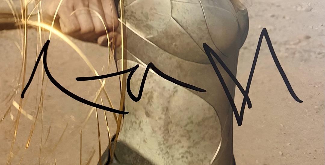 Angelina Jolie Signed 11x14 Photo as Thena (Eternals) - Beckett COA