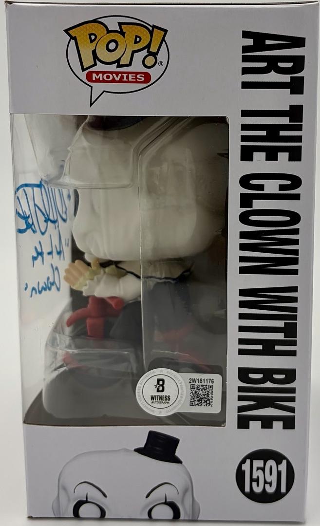David Howard Thornton Signed Funko Pop #1591 "Art The Clown" (Terrifier) - Beckett COA