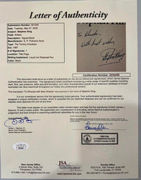 Stephen King Autographed Tommyknockers Signed Inscribed Slipcase Edition JSA w/full letter of authenticity