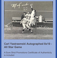 Carl Yastrzemski Signed 8x10 Photo Boston Red Sox - SureShot COA
