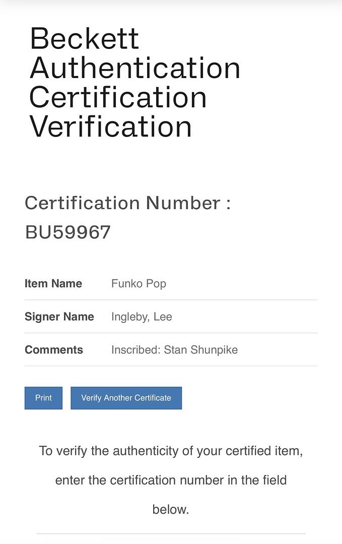 Lee Ingleby signed "Stan Shunpike" Funko #170 (Harry Potter) - Empire Signings & Beckett COA