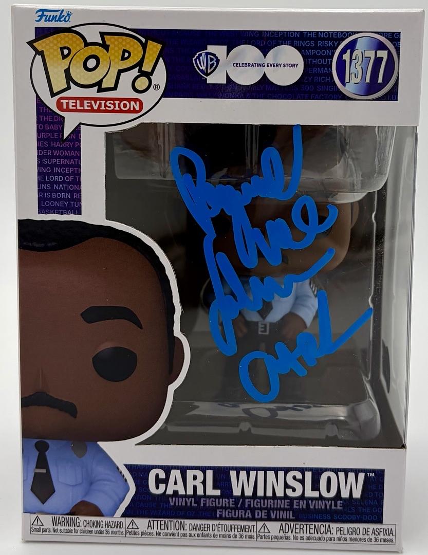 Reginald VelJohnson signed "Carl Winslow" Funko Pop #1377 (Family Matters) - Beckett COA