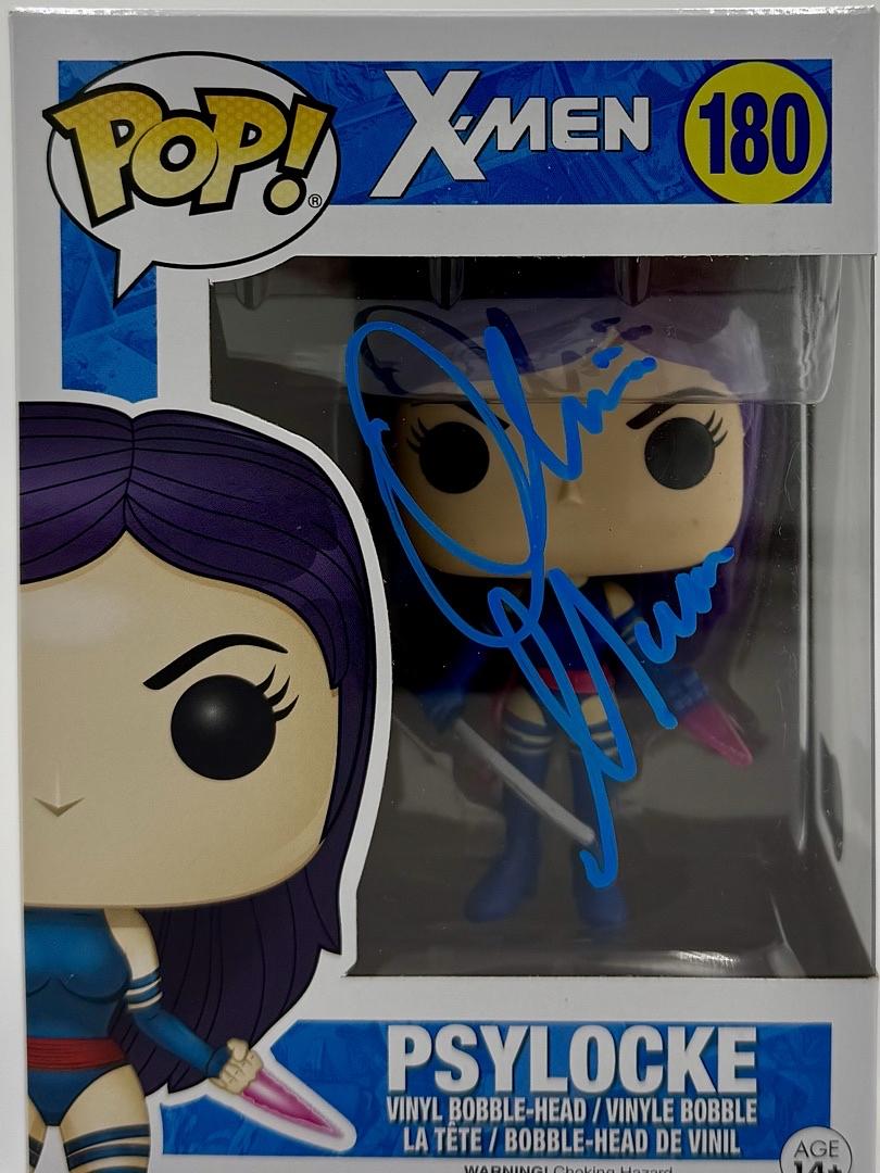 Olivia Munn Signed Funko Pop #180 Psylocke X-Men - Beckett COA