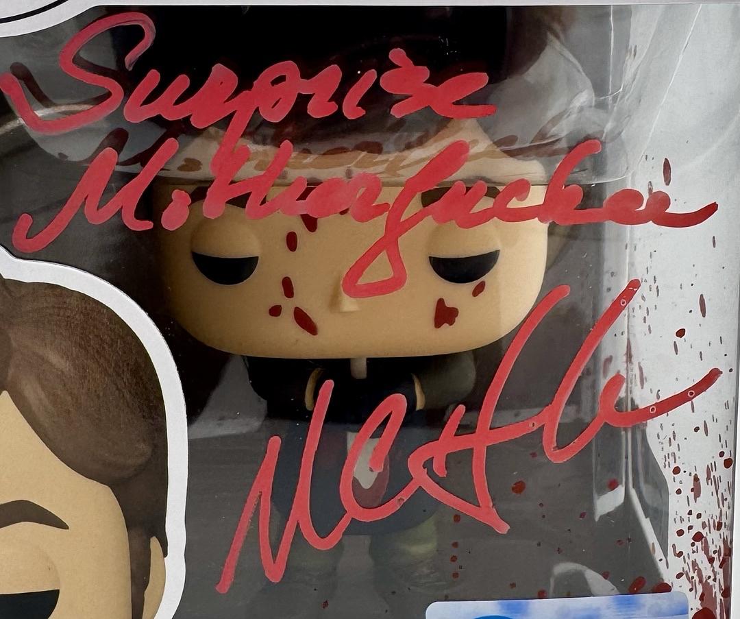 Michael C. Hall signed Funko #1697 w/quote - OC Celebrity Marketing