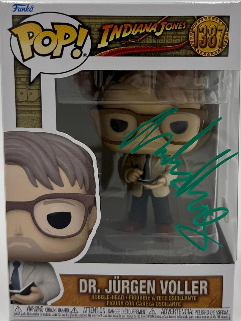 Mads Mikkelsen Signed Funko Pop #1387 Dr. Jurgen Voller (Indiana Jones)  - PSA COA