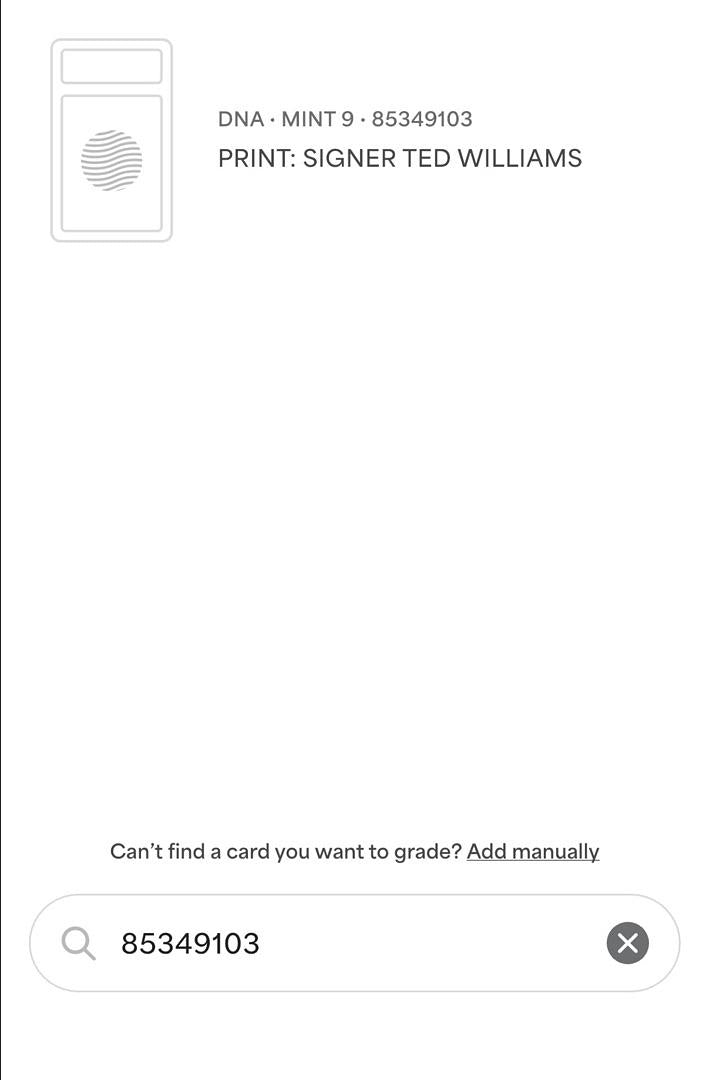 Ted Williams signed 8.5x11 Print Graded Mint 9 - PSA Encapsulated