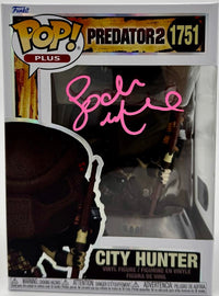 Lochlyn Munro signed "City Hunter" Funko #1751 (Predator) - SWAU COA