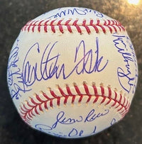 1975 Red Sox Team Baseball signed by 20 - Sure Shot Promotions COA