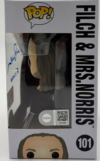 David Bradley Signed Funko Pop #101 Argus Filch (Harry Potter) w/character name - SWAU