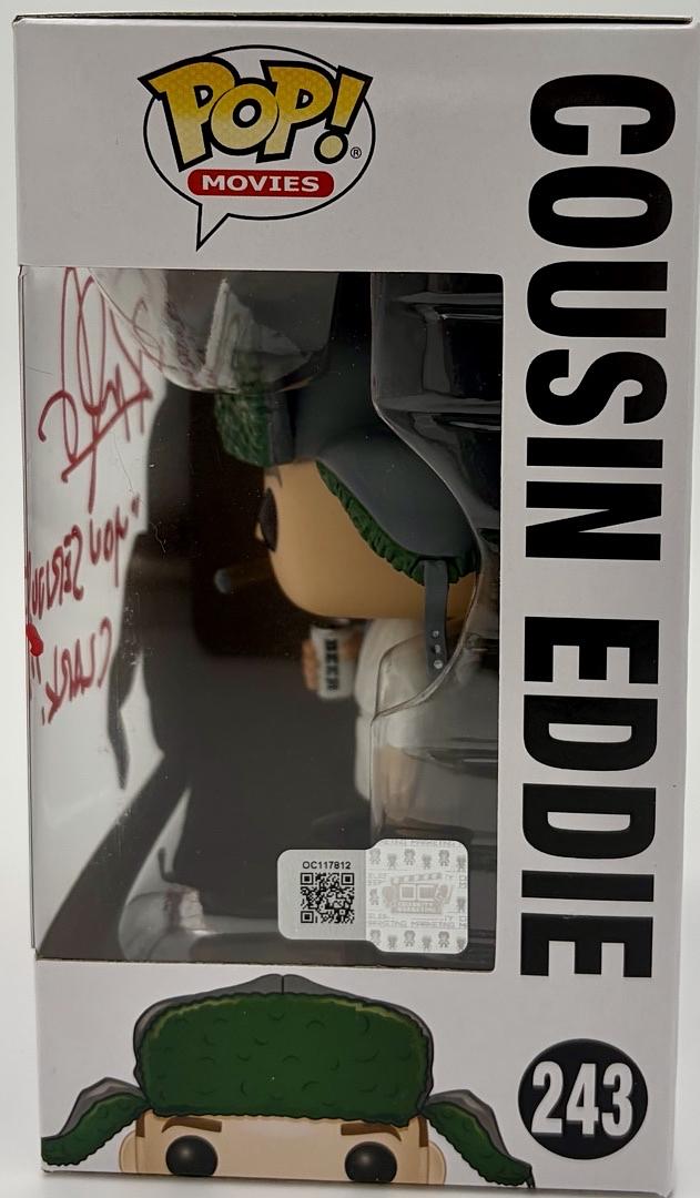 Randy Quaid National Lampoons Christmas Vacation Signed Funko #243 w/quote  - OC Celebrity Marketing
