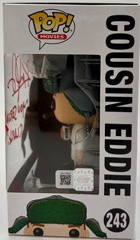 Randy Quaid National Lampoons Christmas Vacation Signed Funko #243 w/quote  - OC Celebrity Marketing